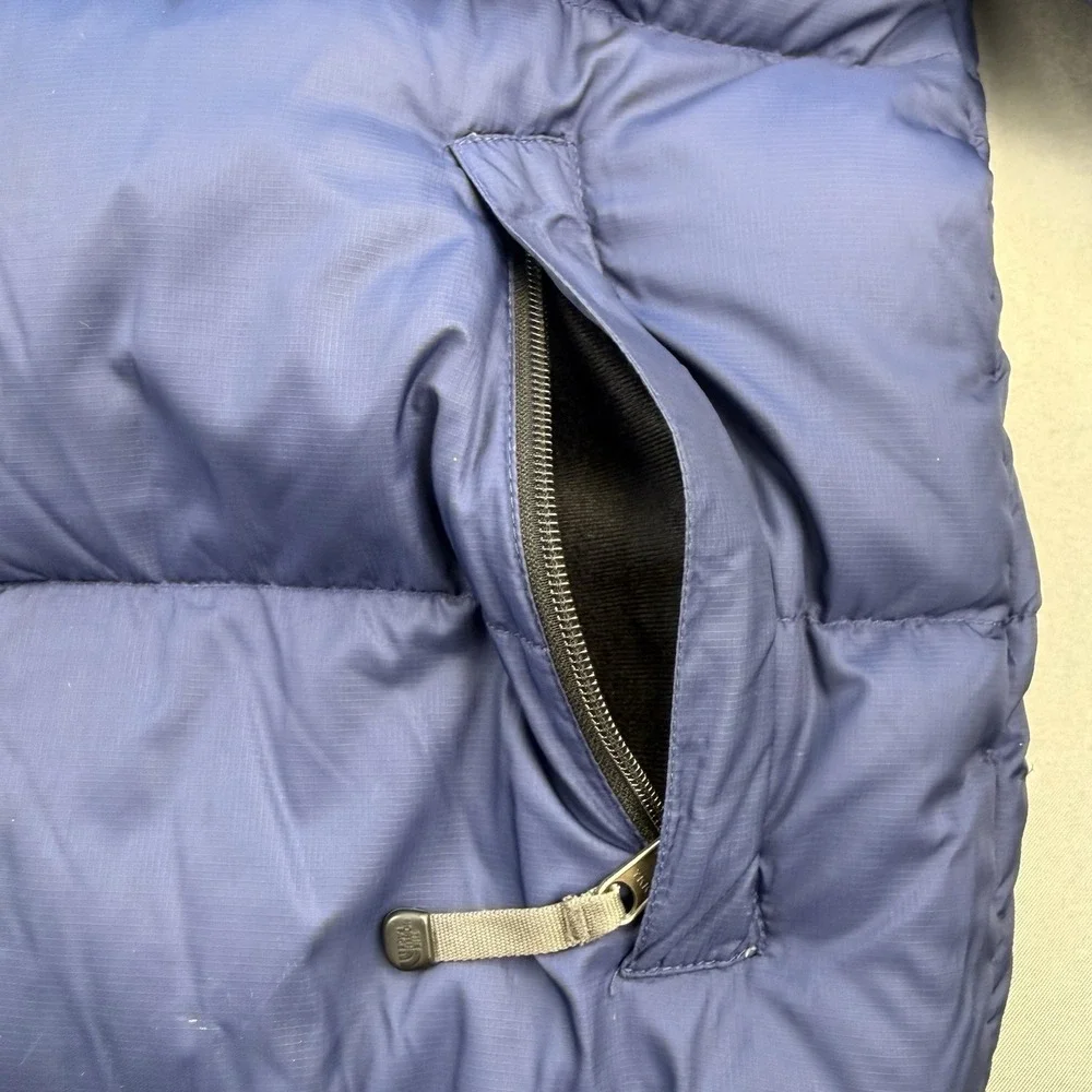 The North Face 1996 Retro Nuptse 700‎ Down Puffer Jacket Navy Blue Black Men's M